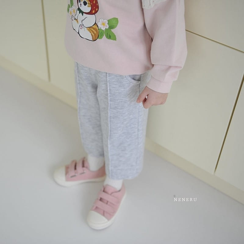 Neneru - Korean Children Fashion - #designkidswear - Rib Wide Pants