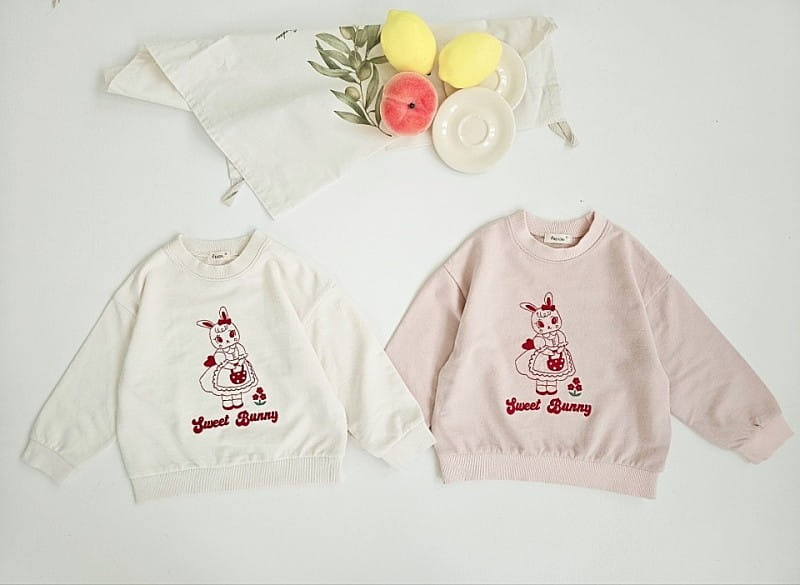 Neneru - Korean Children Fashion - #designkidswear - Bunny Embroidery Tee - 9