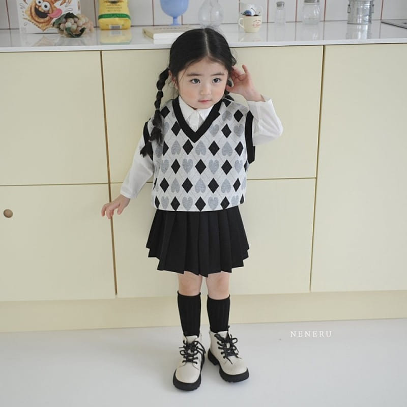 Neneru - Korean Children Fashion - #designkidswear - Morning Wrinkle Skirt - 7