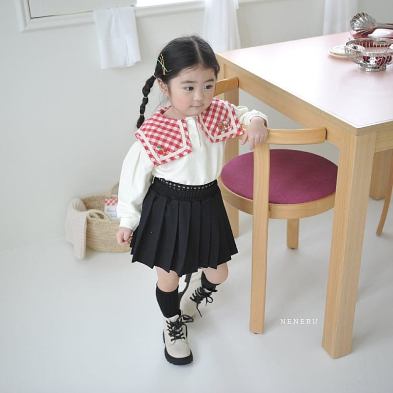 Neneru - Korean Children Fashion - #fashionkids - Joy Collar Tee - 10