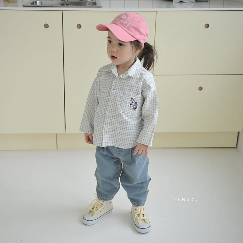 Neneru - Korean Children Fashion - #kidsshorts - Kids Toy Denim Pants - 2