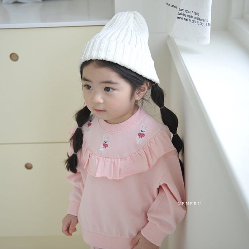 Neneru - Korean Children Fashion - #kidsstore - Ribbon Frill Tee