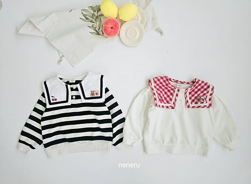 Neneru - Korean Children Fashion - #kidsstore - Joy Collar Tee - 12