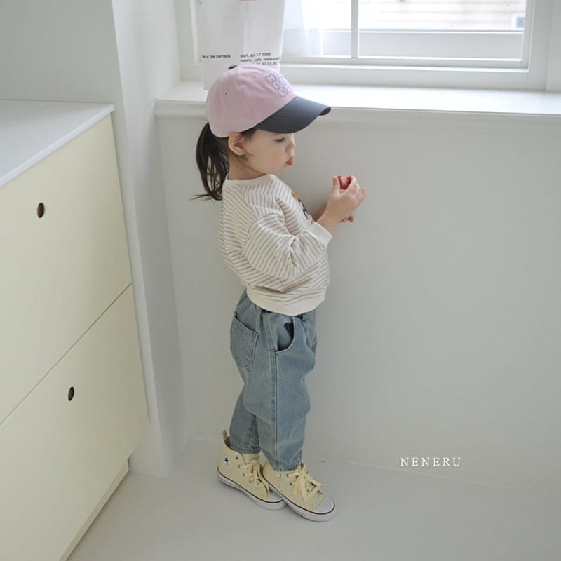 Neneru - Korean Children Fashion - #littlefashionista - Kids Toy Denim Pants - 6