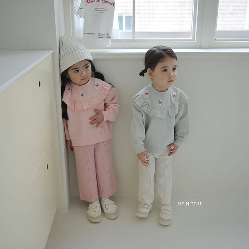 Neneru - Korean Children Fashion - #magicofchildhood - Rib Wide Pants - 9