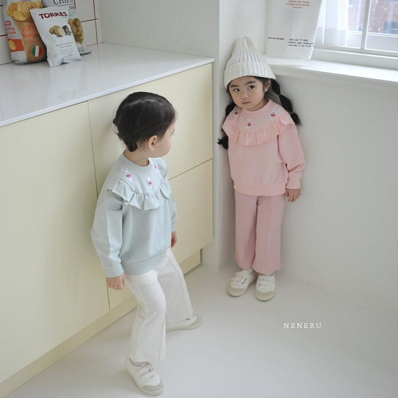 Neneru - Korean Children Fashion - #minifashionista - Ribbon Frill Tee - 6