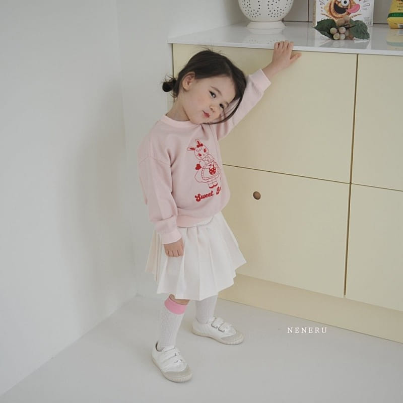 Neneru - Korean Children Fashion - #minifashionista - Bunny Embroidery Tee - 2