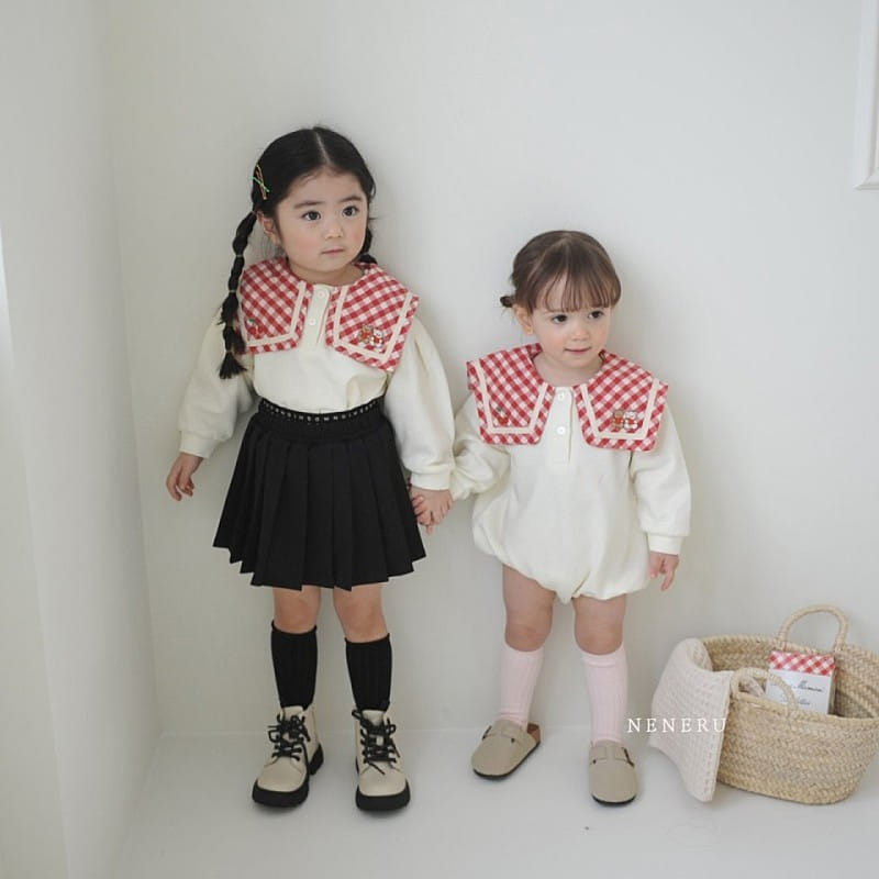 Neneru - Korean Children Fashion - #minifashionista - Joy Collar Tee