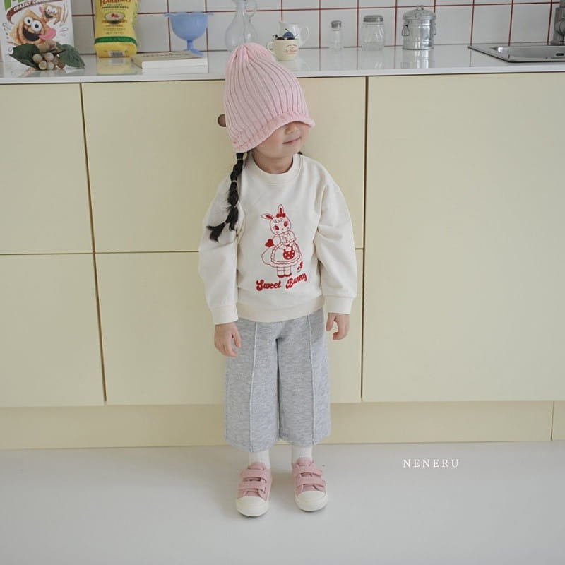 Neneru - Korean Children Fashion - #prettylittlegirls - Bunny Embroidery Tee - 3