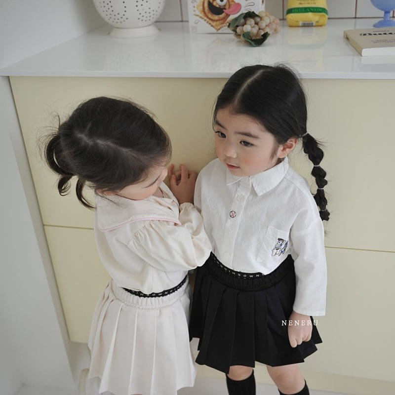 Neneru - Korean Children Fashion - #prettylittlegirls - Morning Wrinkle Skirt