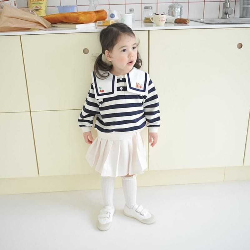 Neneru - Korean Children Fashion - #stylishchildhood - Joy Collar Tee - 5