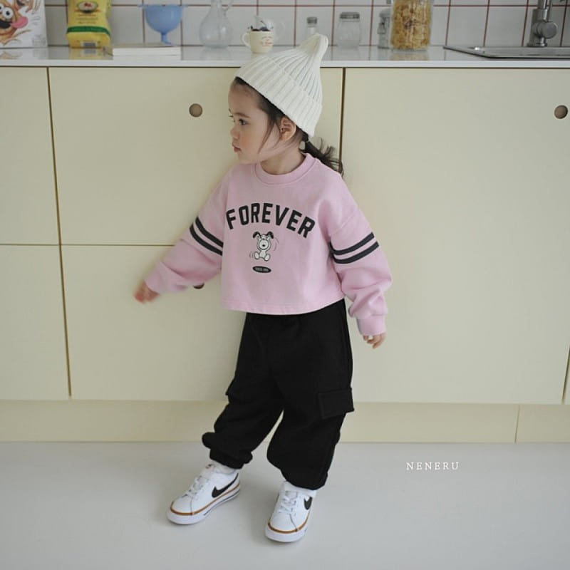 Neneru - Korean Children Fashion - #todddlerfashion - Forever Crop Tee - 6