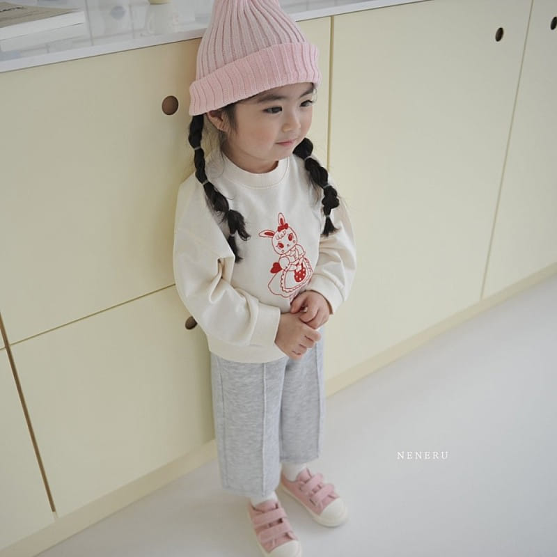 Neneru - Korean Children Fashion - #prettylittlegirls - Bunny Embroidery Tee - 4