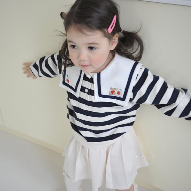 Neneru - Korean Children Fashion - #todddlerfashion - Joy Collar Tee - 3