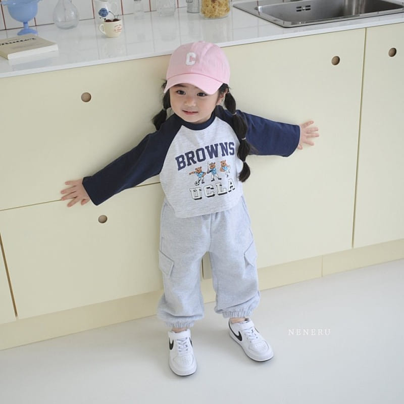 Neneru - Korean Children Fashion - #toddlerclothing - Brownie Crop Tee - 6