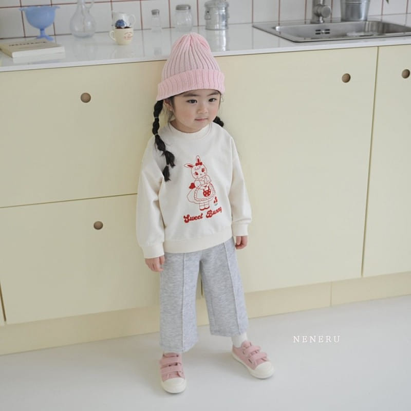 Neneru - Korean Children Fashion - #toddlerclothing - Bunny Embroidery Tee - 5