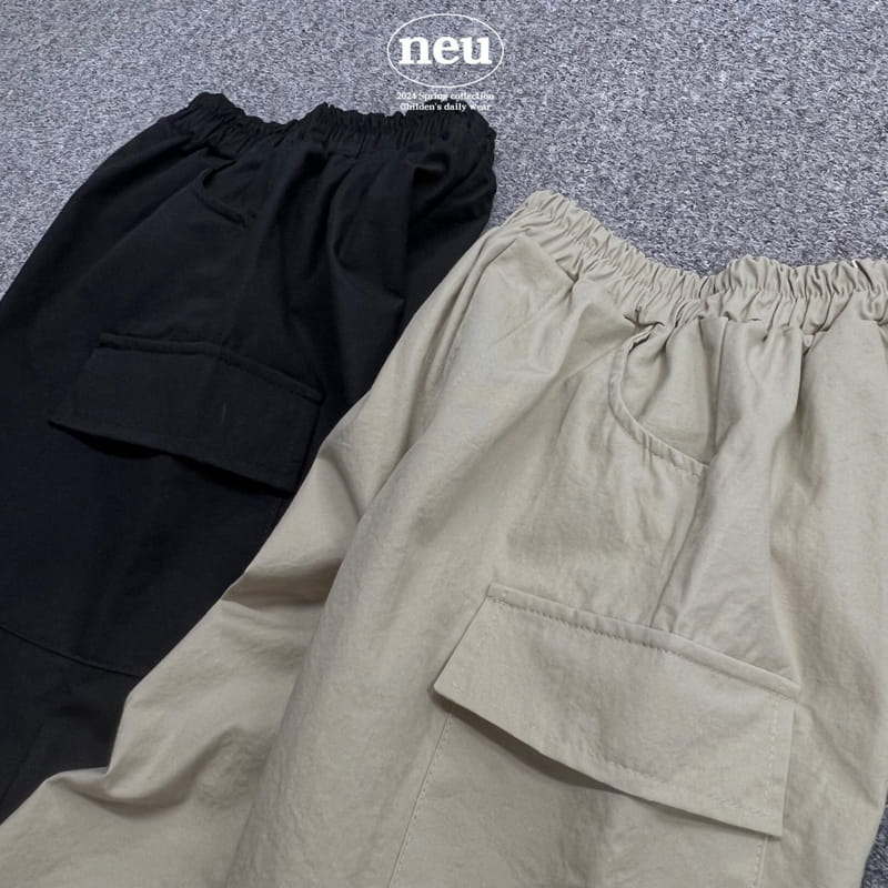 Neu - Korean Children Fashion - #littlefashionista - Wide Cargo Pants - 3