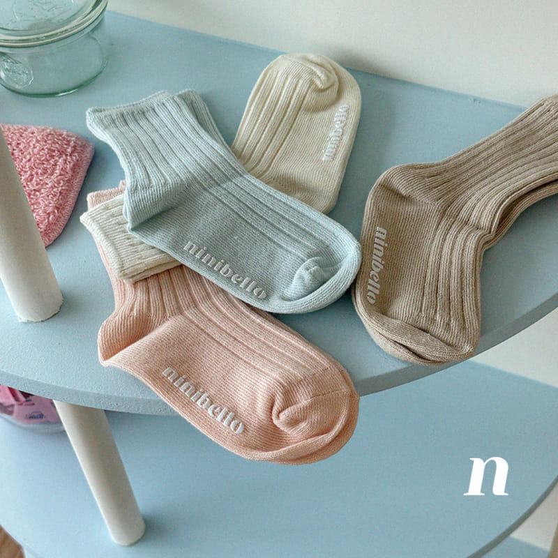 Ninibello - Korean Baby Fashion - #babyoutfit - Soft Socks Set - 6
