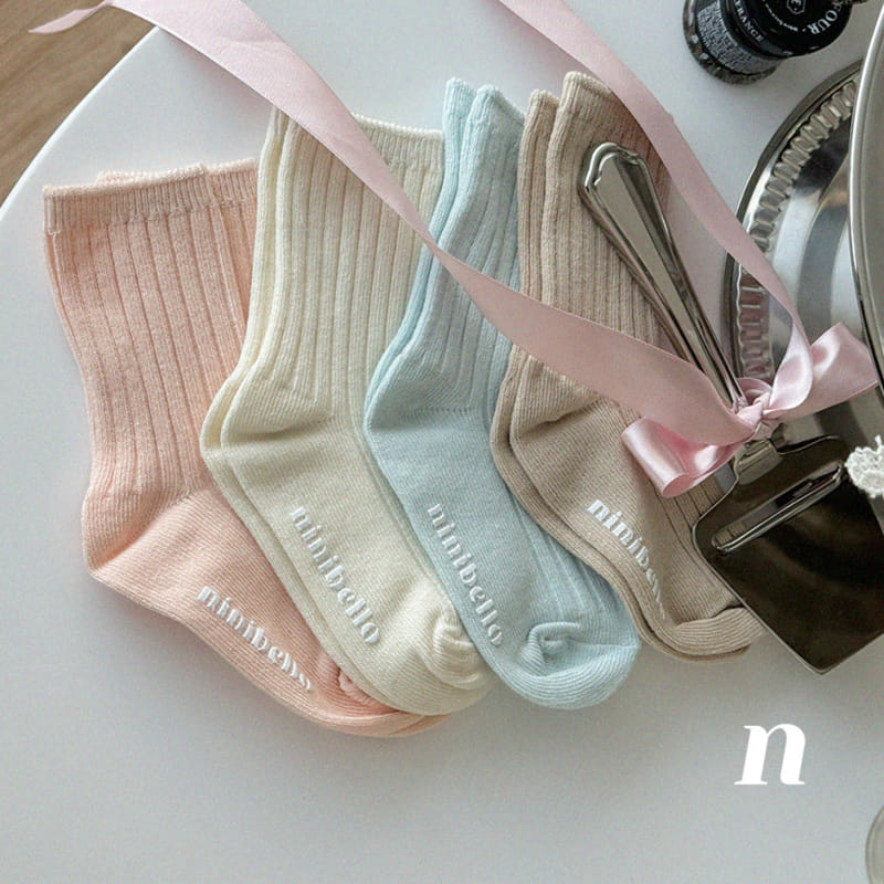 Ninibello - Korean Baby Fashion - #onlinebabyshop - Soft Socks Set - 9