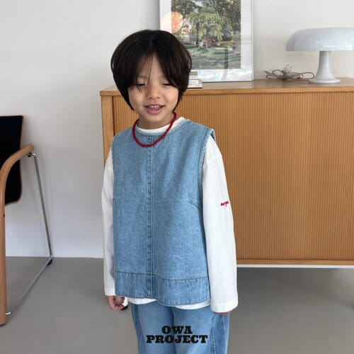 O Wa - Korean Children Fashion - #designkidswear - Single Embroidery Tee - 4