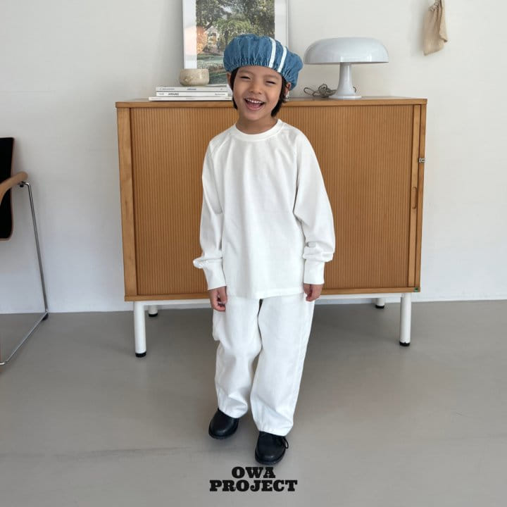 O Wa - Korean Children Fashion - #magicofchildhood - Slit Denim Pants - 5