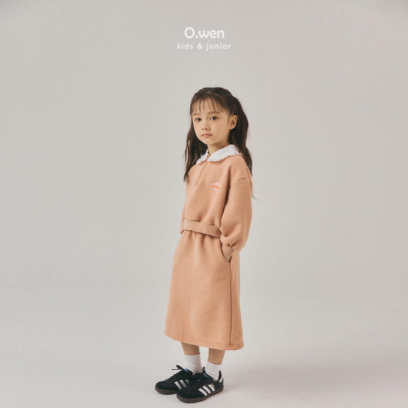 O Wen - Korean Children Fashion - #magicofchildhood - French Collar Skirt Top Bottom Set - 9