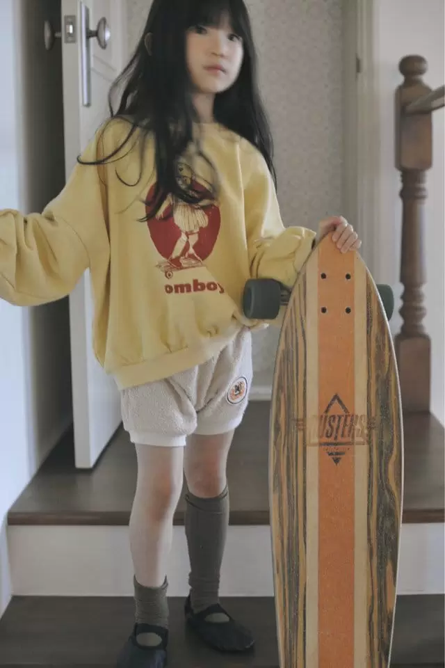 Ojodepapa - Korean Children Fashion - #prettylittlegirls - Wappen Terry Pants - 4