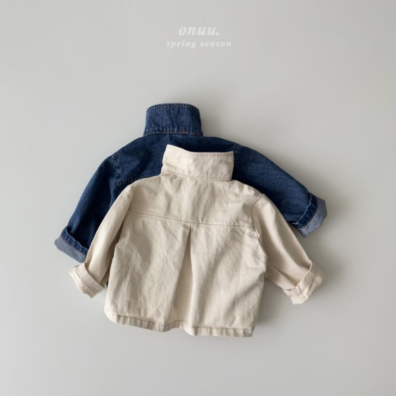 Onu - Korean Children Fashion - #kidsshorts - Denim Shirt - 8
