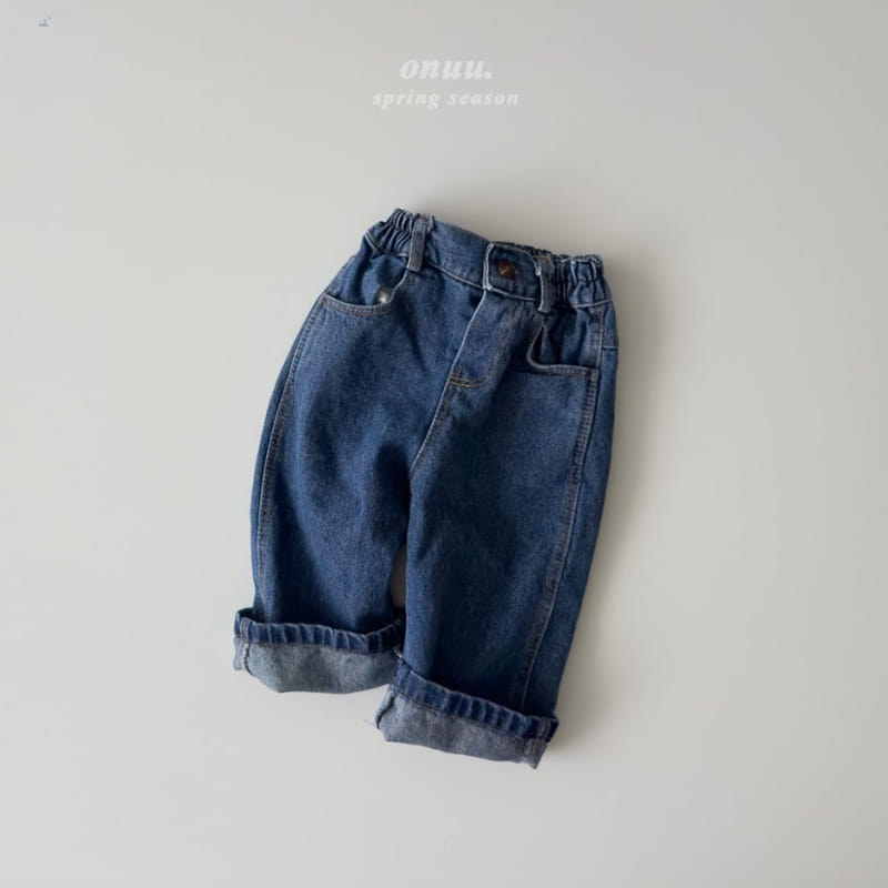 Onu - Korean Children Fashion - #todddlerfashion - Roll Up Pants - 2