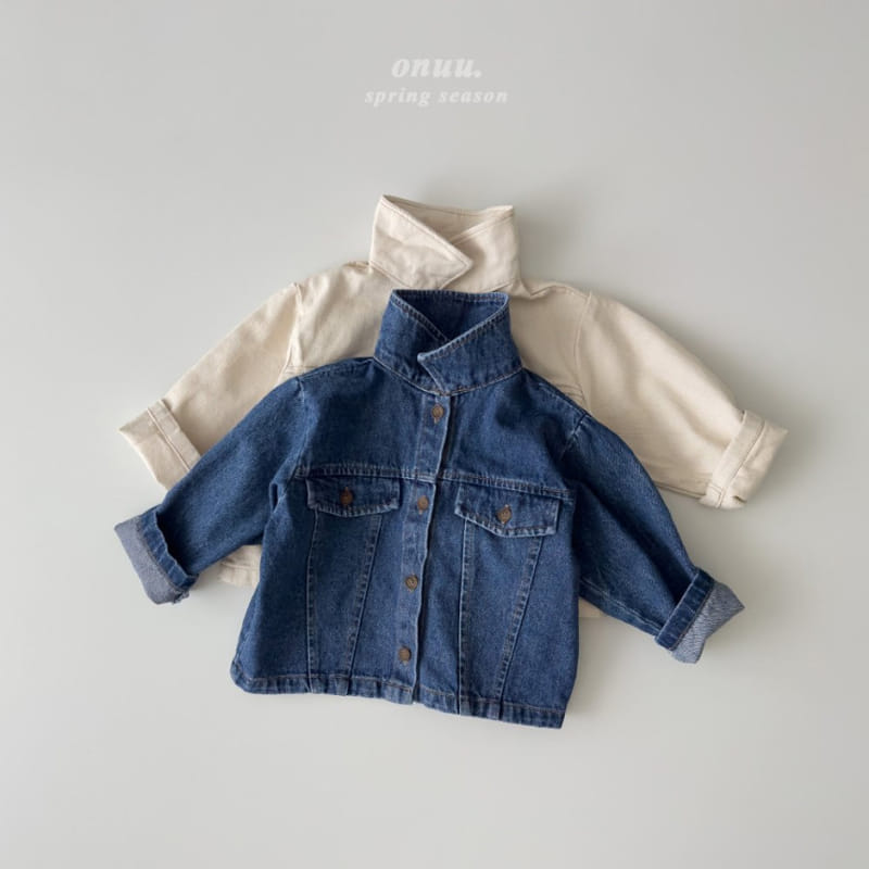 Onu - Korean Children Fashion - #toddlerclothing - Denim Shirt