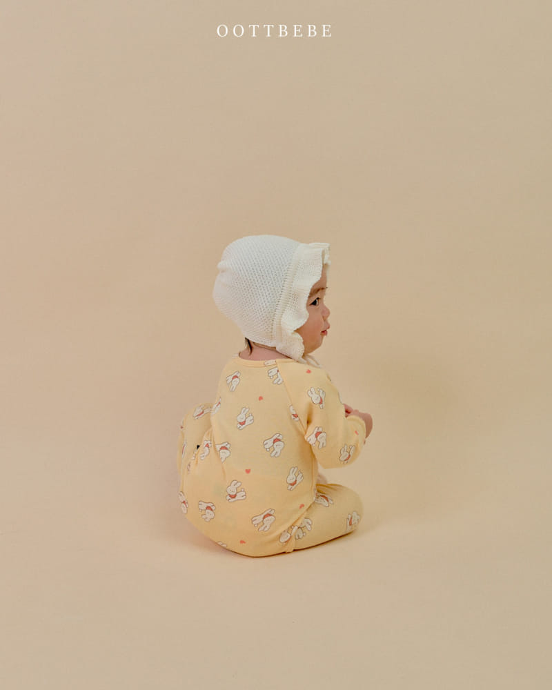 Oott Bebe - Korean Baby Fashion - #babyclothing - Witty Body Suit Leggings Set - 6