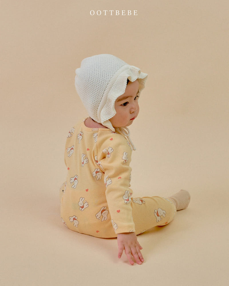 Oott Bebe - Korean Baby Fashion - #babyfashion - Witty Body Suit Leggings Set - 7