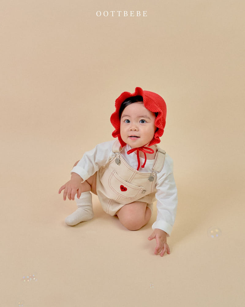 Oott Bebe - Korean Baby Fashion - #babyfever - Dandy Denim Body Suit - 9