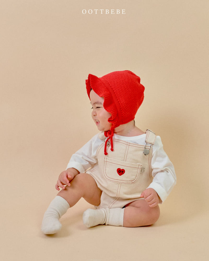 Oott Bebe - Korean Baby Fashion - #babygirlfashion - Dandy Denim Body Suit - 10