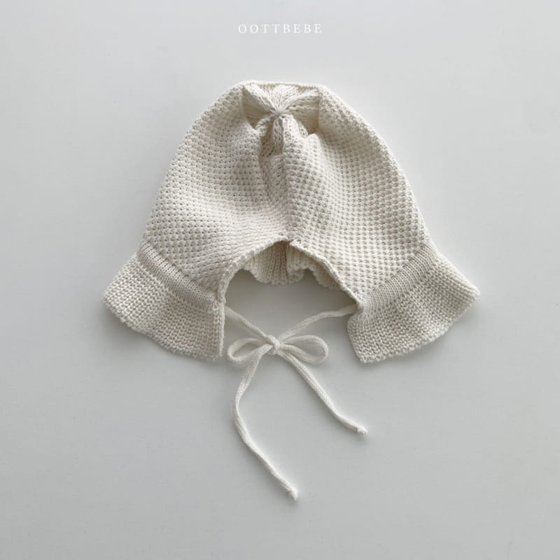 Oott Bebe - Korean Baby Fashion - #babyootd - Knit Bonnet - 6