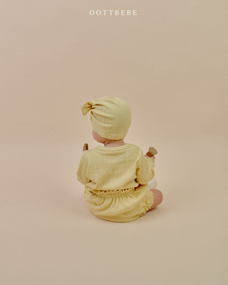 Oott Bebe - Korean Baby Fashion - #babyoutfit - Butter Circle Ribbon Turban - 10