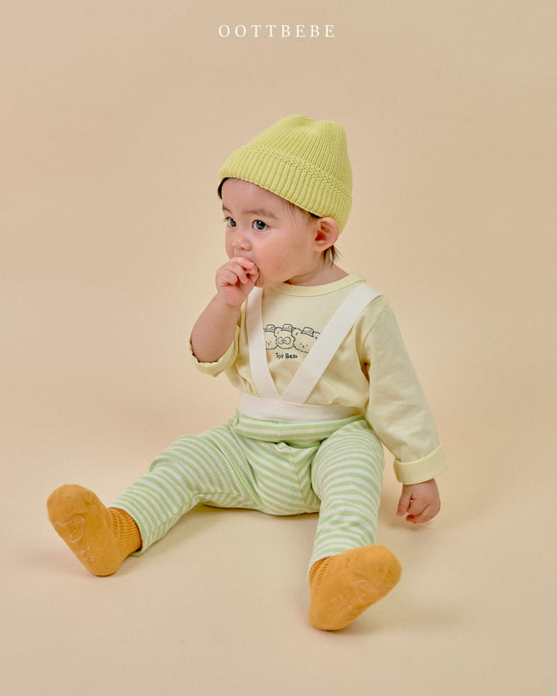 Oott Bebe - Korean Baby Fashion - #babyoutfit - Bebe Triple Tee - 8