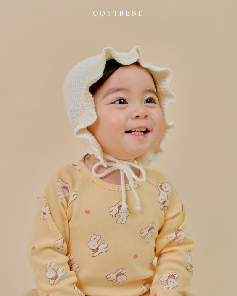Oott Bebe - Korean Baby Fashion - #smilingbaby - Witty Body Suit Leggings Set - 3