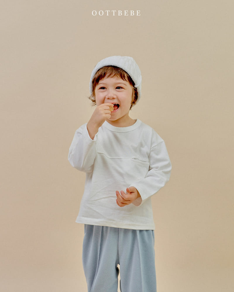 Oott Bebe - Korean Children Fashion - #Kfashion4kids - Slow Pocket Tee - 6