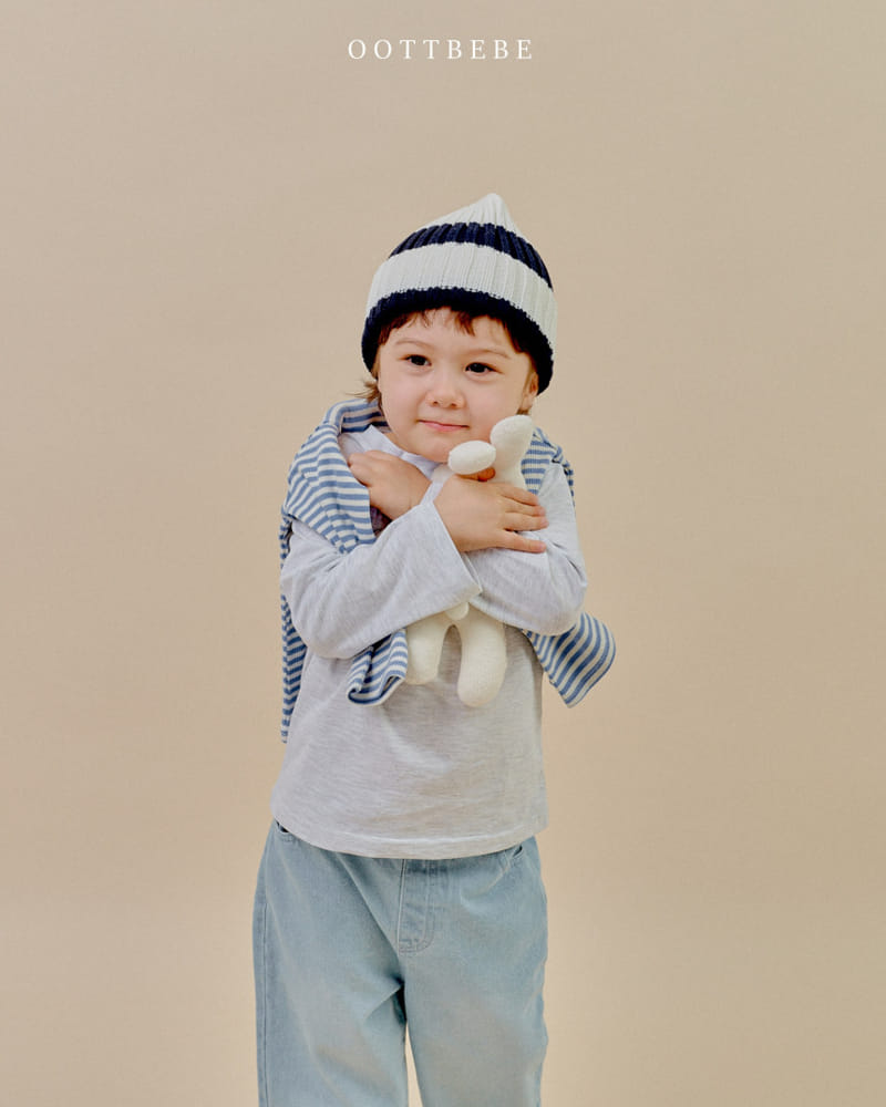 Oott Bebe - Korean Children Fashion - #childrensboutique - Cool Denim Pants - 4