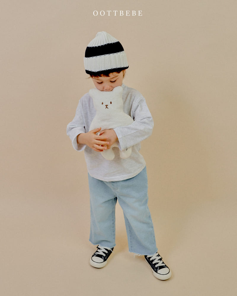 Oott Bebe - Korean Children Fashion - #discoveringself - Cool Denim Pants - 5