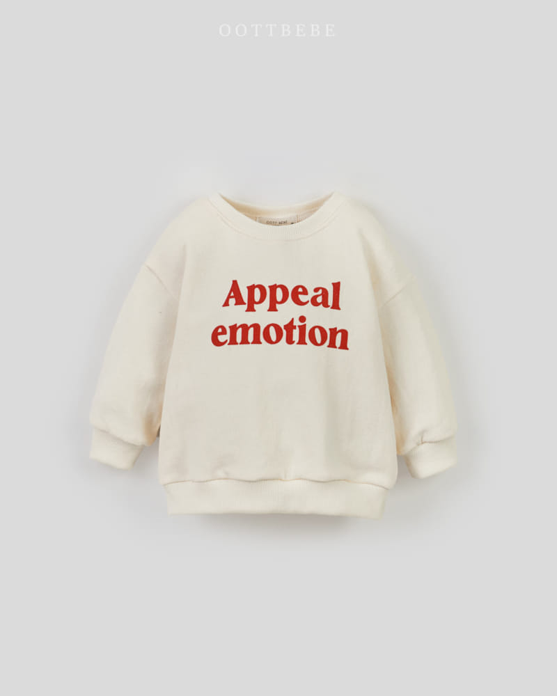 Oott Bebe - Korean Children Fashion - #kidsshorts - Appeal Sweatshirt With Mom - 11