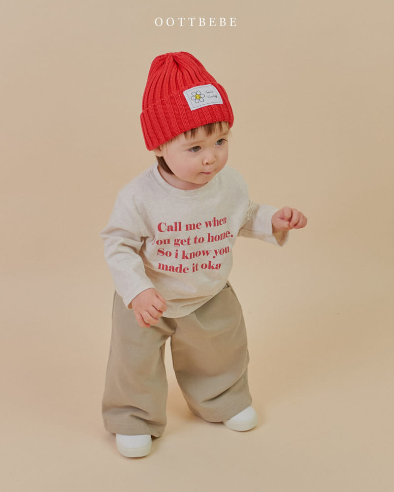 Oott Bebe - Korean Children Fashion - #kidsshorts - Call Me Tee - 2