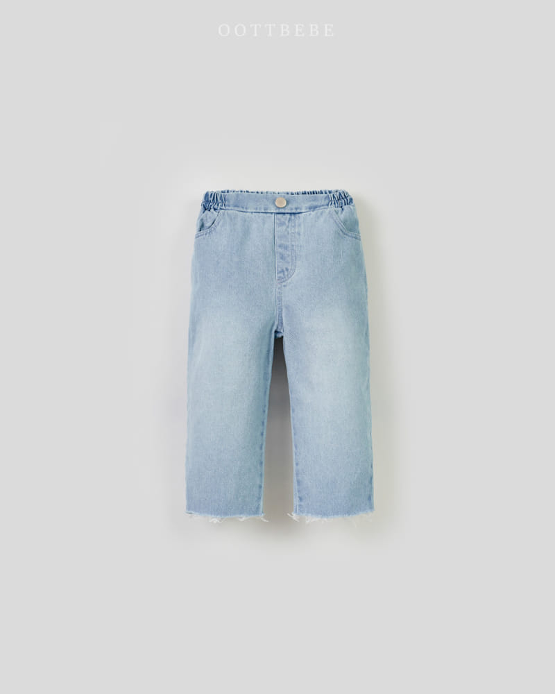 Oott Bebe - Korean Children Fashion - #kidsstore - Cool Denim Pants - 8