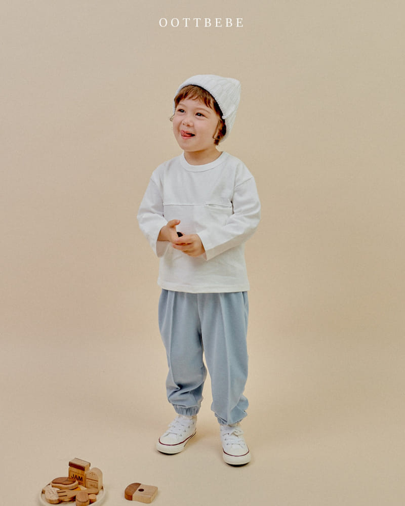 Oott Bebe - Korean Children Fashion - #magicofchildhood - Slow Pocket Tee - 8