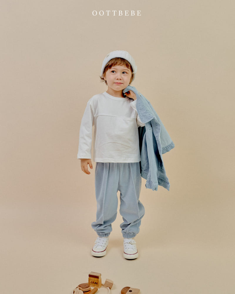 Oott Bebe - Korean Children Fashion - #minifashionista - Slow Pocket Tee - 9