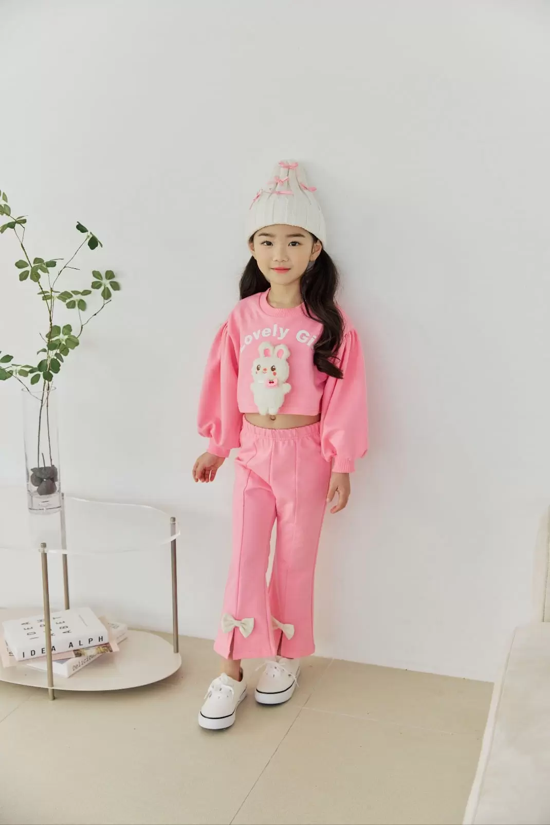 Orange Mom - Korean Children Fashion - #childofig - Ribbon Flares Pants - 3