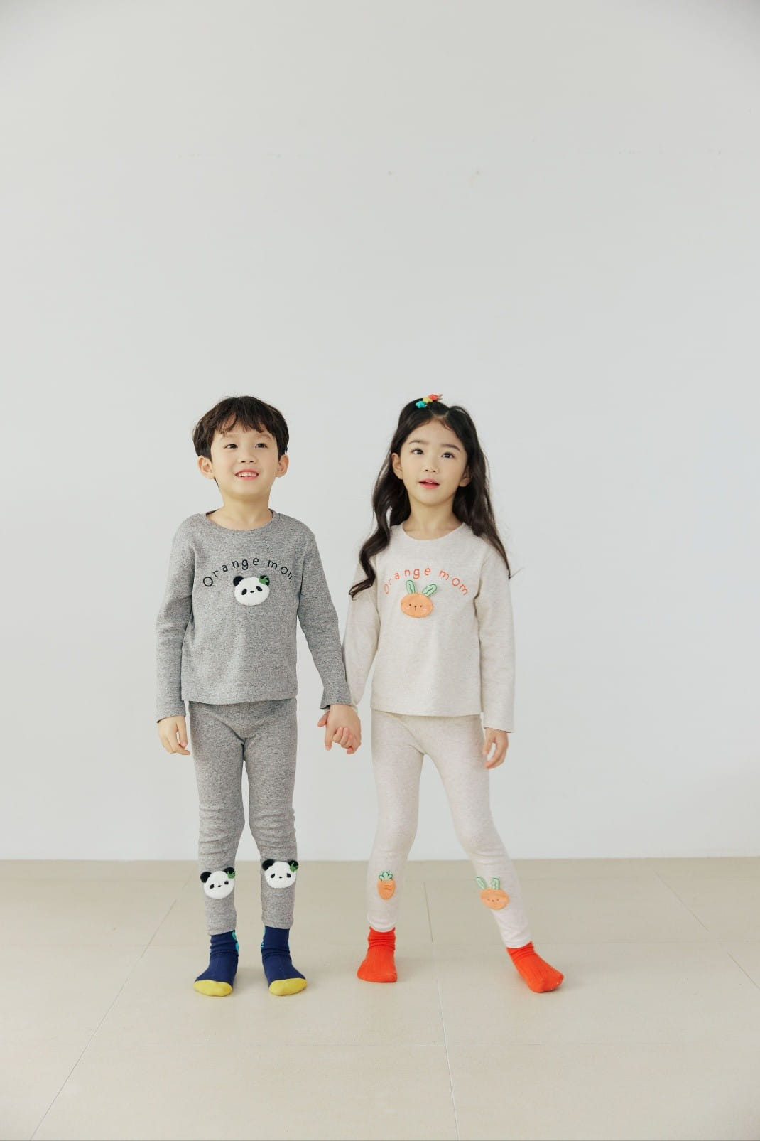 Orange Mom - Korean Children Fashion - #childrensboutique - Motive Leggings - 3