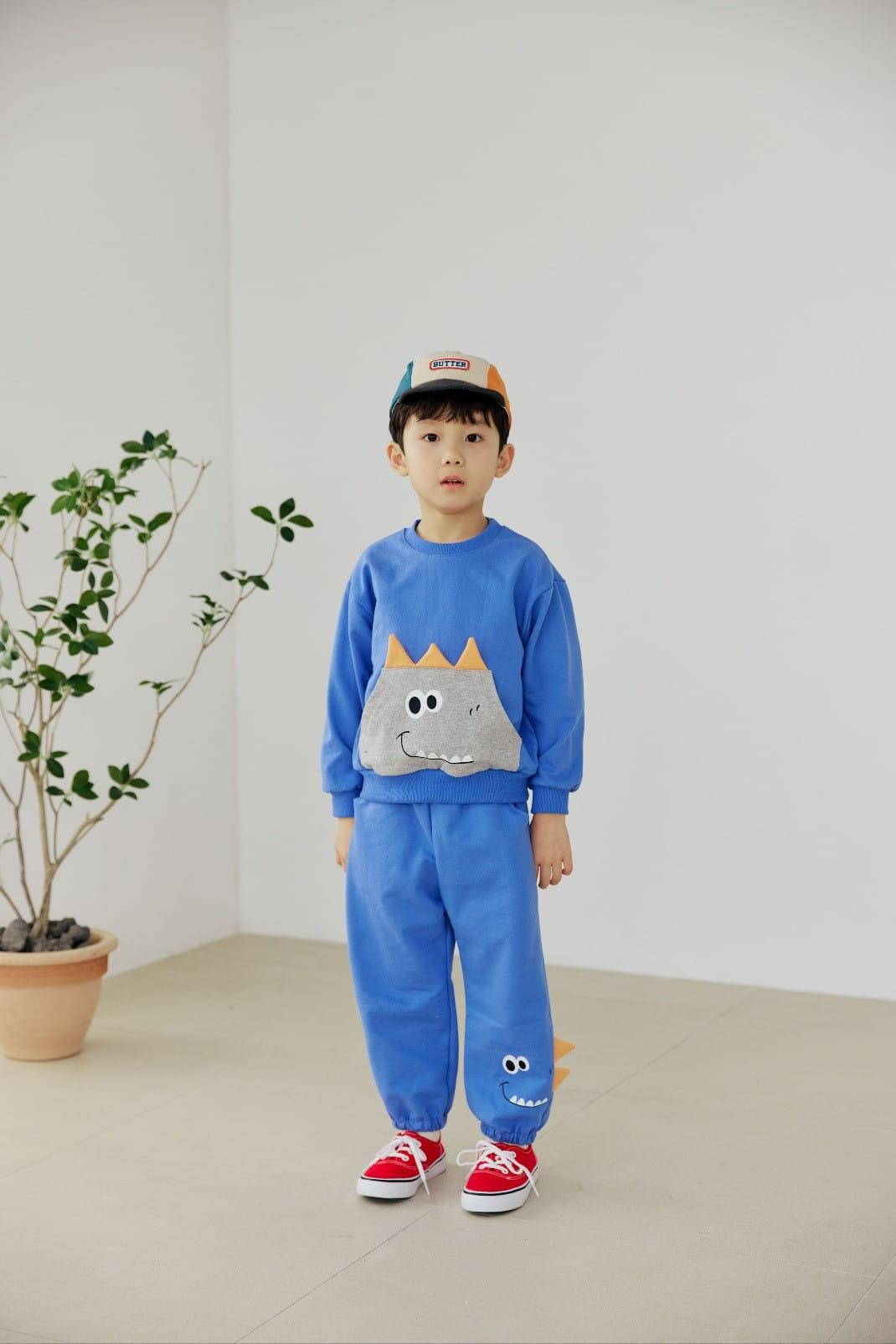 Orange Mom - Korean Children Fashion - #childrensboutique - Bbul Dinosaur Pocket Sweatshirt - 7