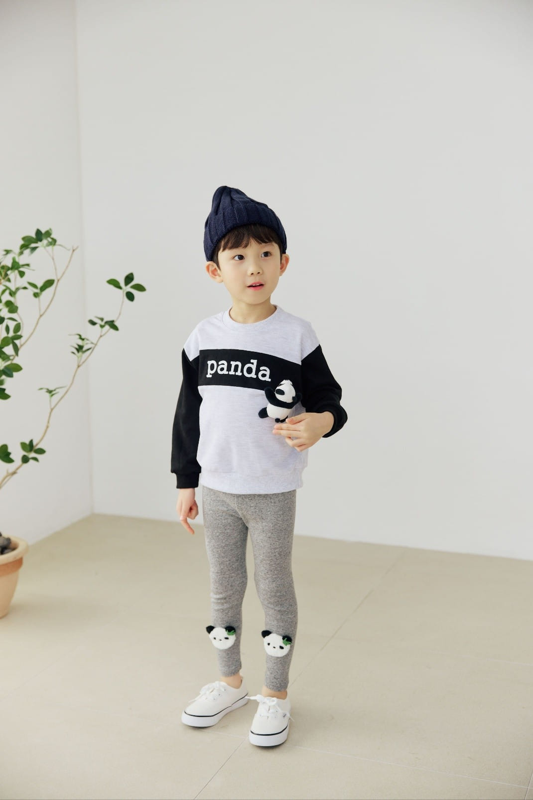 Orange Mom - Korean Children Fashion - #designkidswear - Panda Sweatshirt - 5